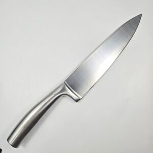 Chicago Cutlery Chef's Knife Monocut All Stainless 8 Inch Blade Silver